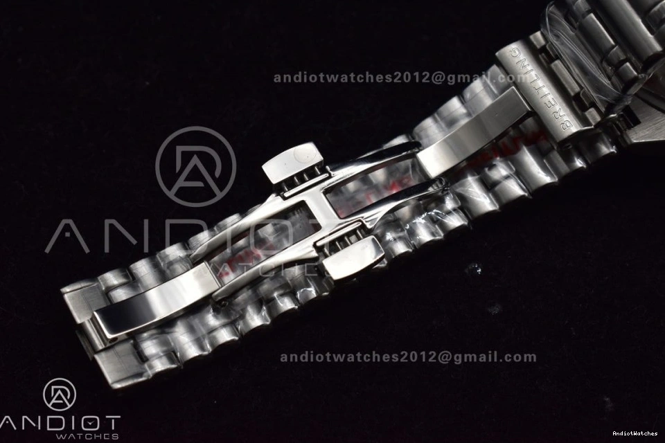 Chronomat Breitling Automatic 529 SoftTouch 1:1 Grey SS Dial 40mm Factory A on Bracelet Best BLS Edition GMT 0226